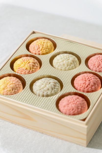 Celestial Garden Assorted Snowskin Mooncake Box